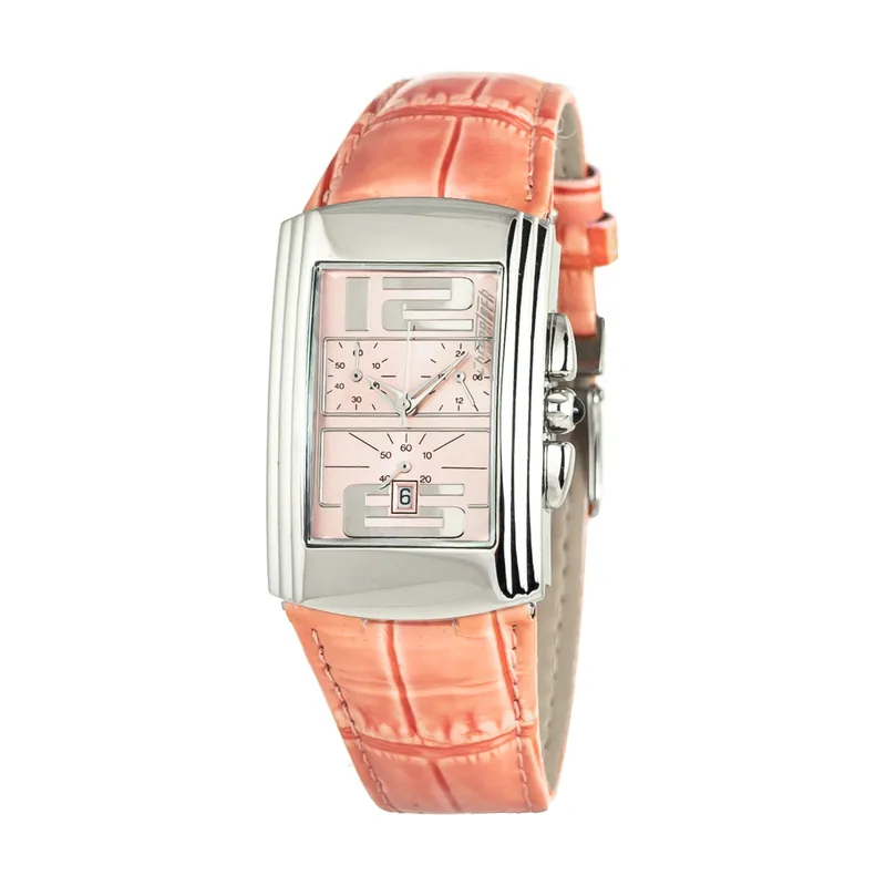 Chronotech Reloj Analógico para Mujer de Cuarzo con Correa en Cuero CT7018B-02