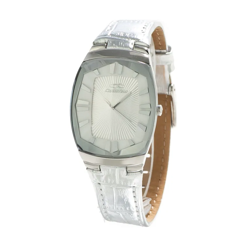 Chronotech Reloj Mujer Analogico Cuarzo con Correa de Piel CT7065L-26