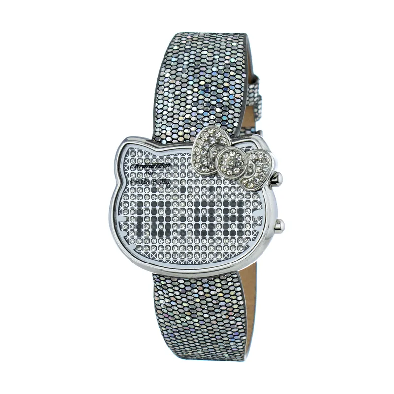 Chronotech Reloj Mujer Digital Cuarzo con Correa de Piel CT7104L-02