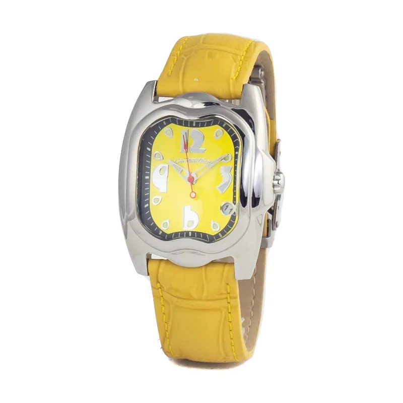 Chronotech Reloj Mujer Analogico Cuarzo con Correa de Piel CT7274L-02