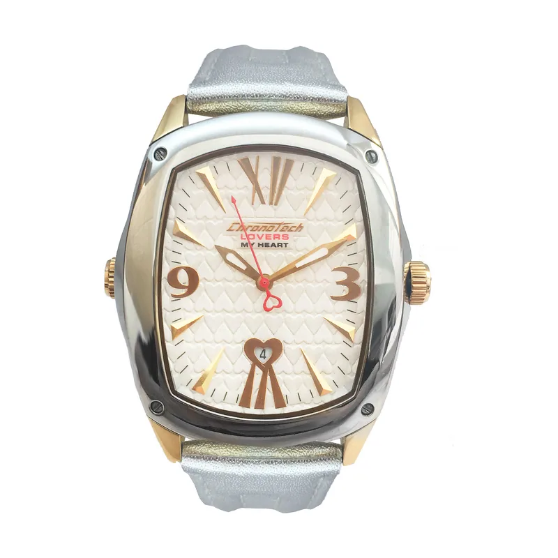 Chronotech Reloj Analógico para Unisex Adultos de Cuarzo con Correa en Cuero CT7696M-11