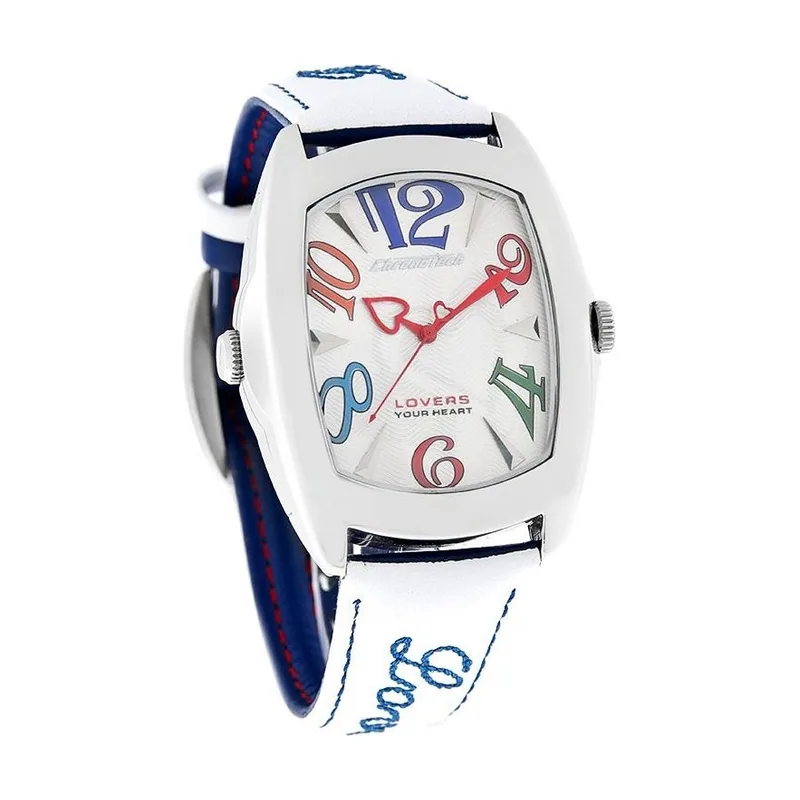 Chronotech Reloj Unisex Analogico Cuarzo con Correa de Piel CT7696M-13