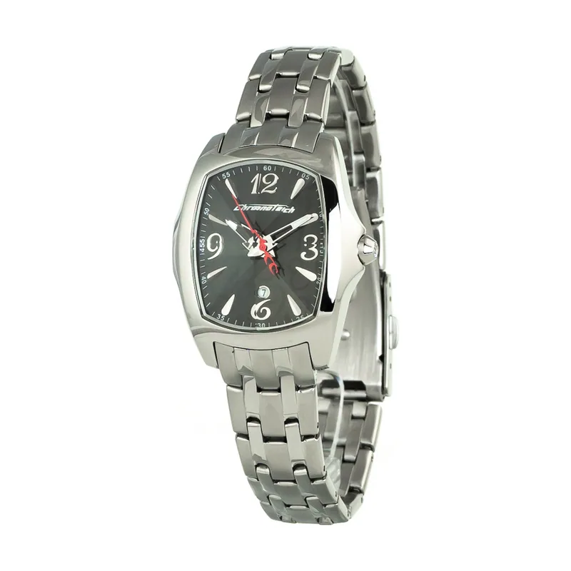 Chronotech Reloj Mujer Analogico Cuarzo con Correa de Acero CT7896S-12MGS
