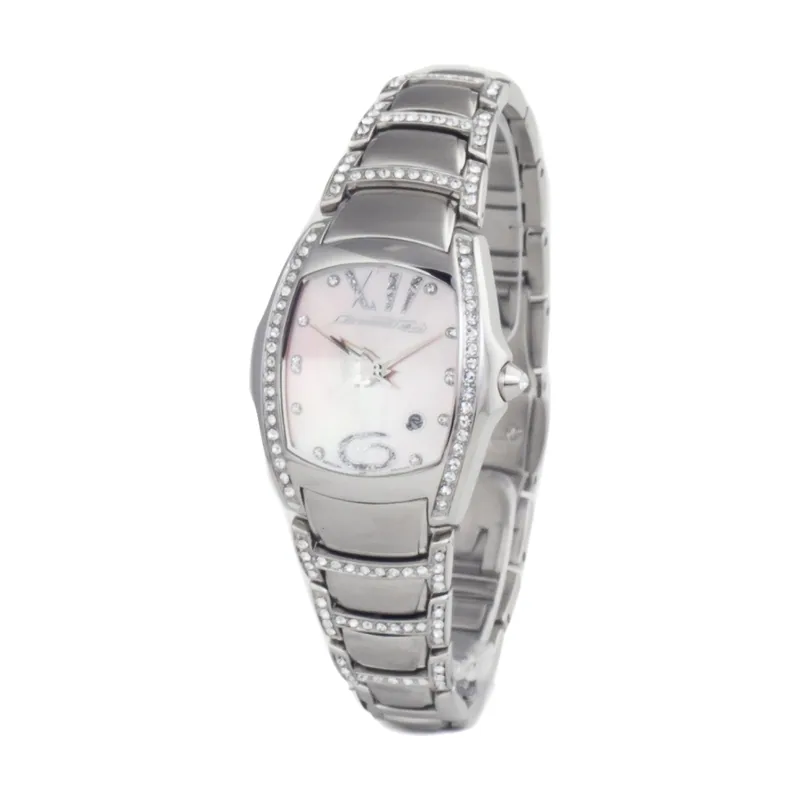 Chronotech Reloj Mujer Analogico Cuarzo con Correa de Acero CT7896SS-17M