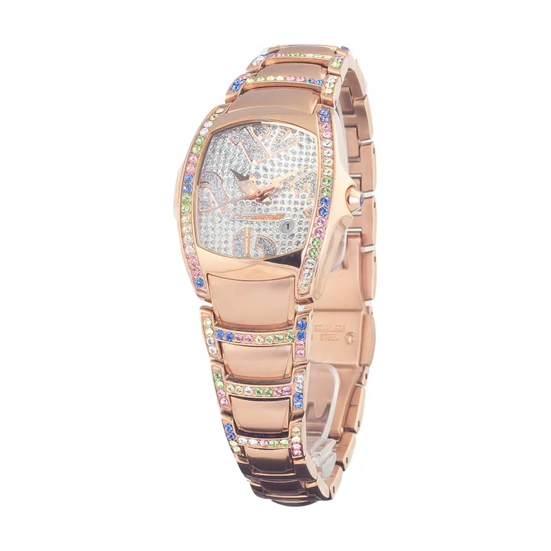 Chronotech Reloj Mujer Analogico Cuarzo con Correa de Acero CT7896SS-73M