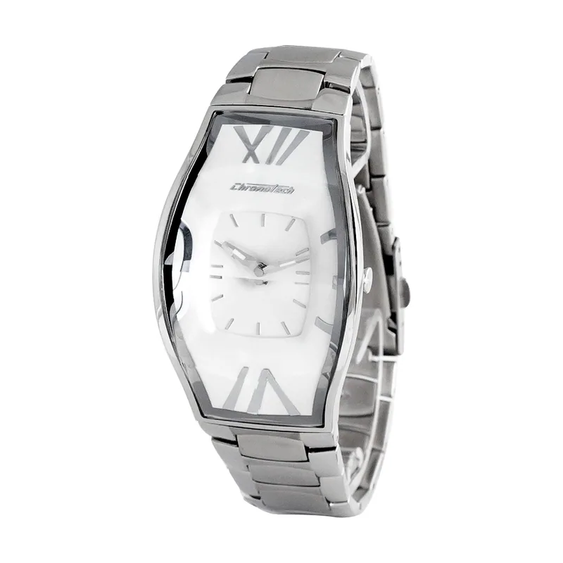 Chronotech Reloj Mujer Analogico Cuarzo con Correa de Acero CT7932M-08M