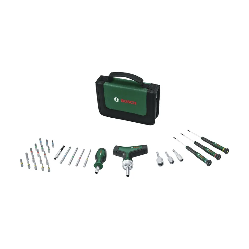 8 Bosch Set de 31 destornilladores combinados