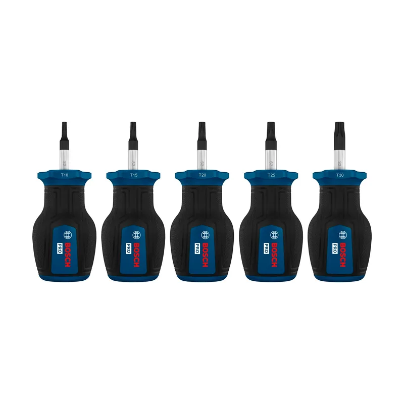 8 Bosch Juego de destornilladores cortos Torx PRO