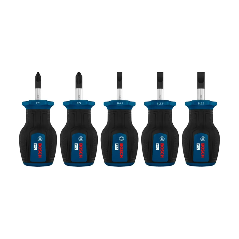 8 Bosch Set de destornilladores cortos PRO PZ/SL