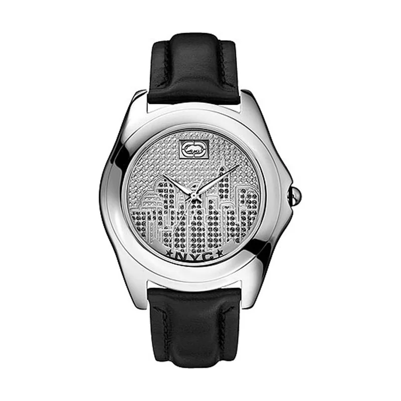 Marc ecko Reloj Hombre Analogico Cuarzo con Correa de Piel E08504G3