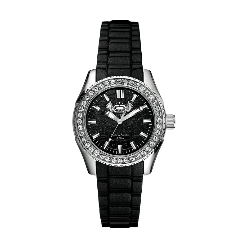 Marc ecko Reloj Mujer Analogico Cuarzo con Correa de Silicona E11599M1