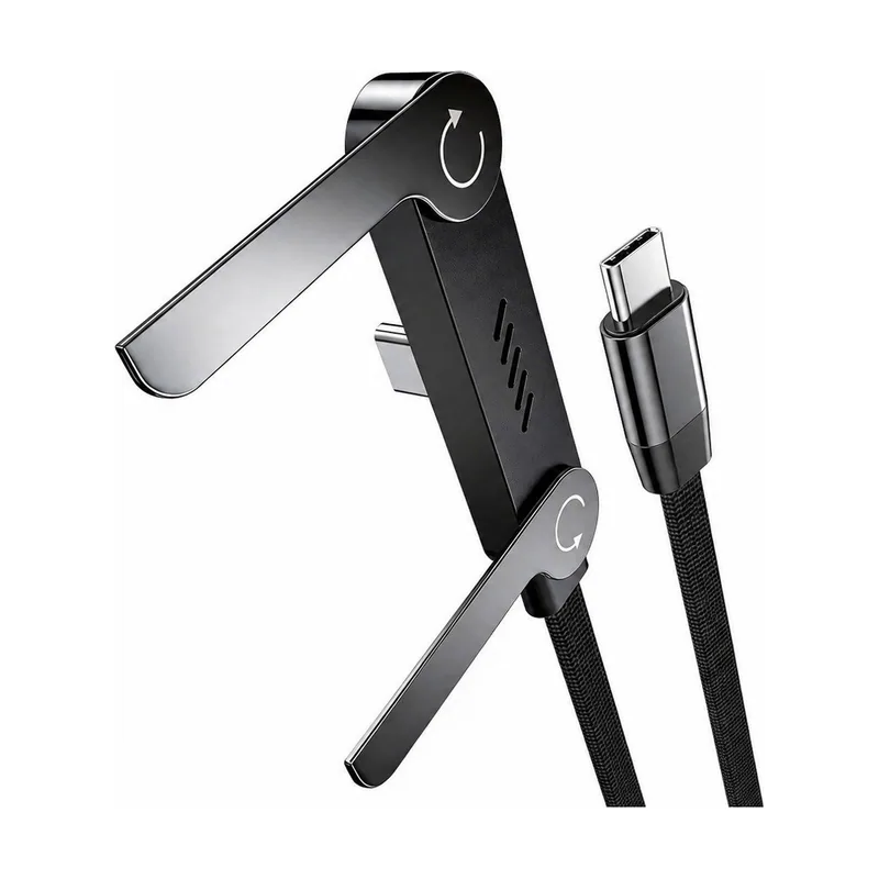 Vakoss Cable usb-c a usb-c tc-u570 con función de soporte