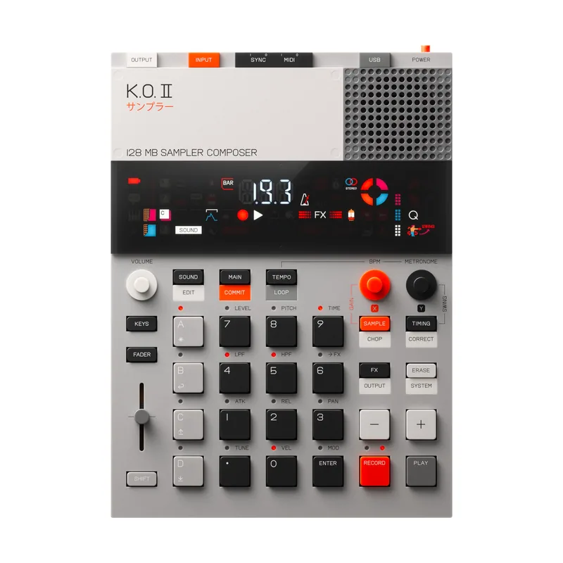 Teenage engineering EP-133 K.O. II 128 MB de sampler