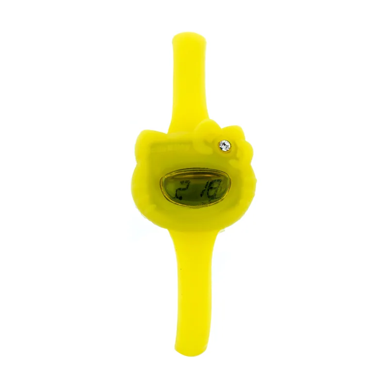 Hello Kitty Reloj Análogico-Digital para Mujer de Cuarzo con Correa en Silicona S0336123