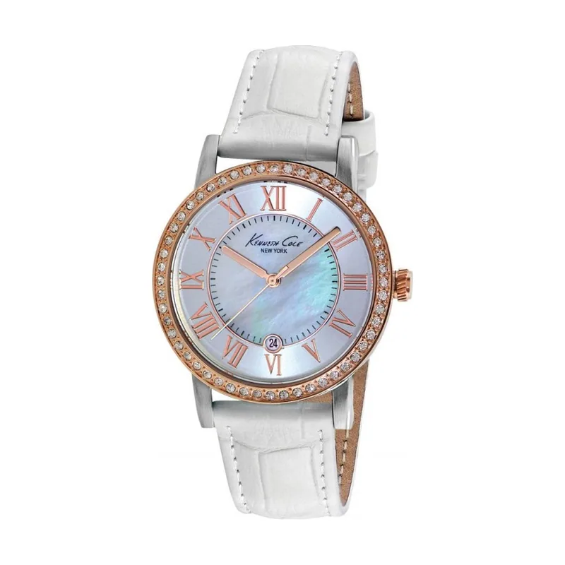 Kenneth cole Reloj analogico para Mujer de Cuarzo con Correa en Piel IKC2836