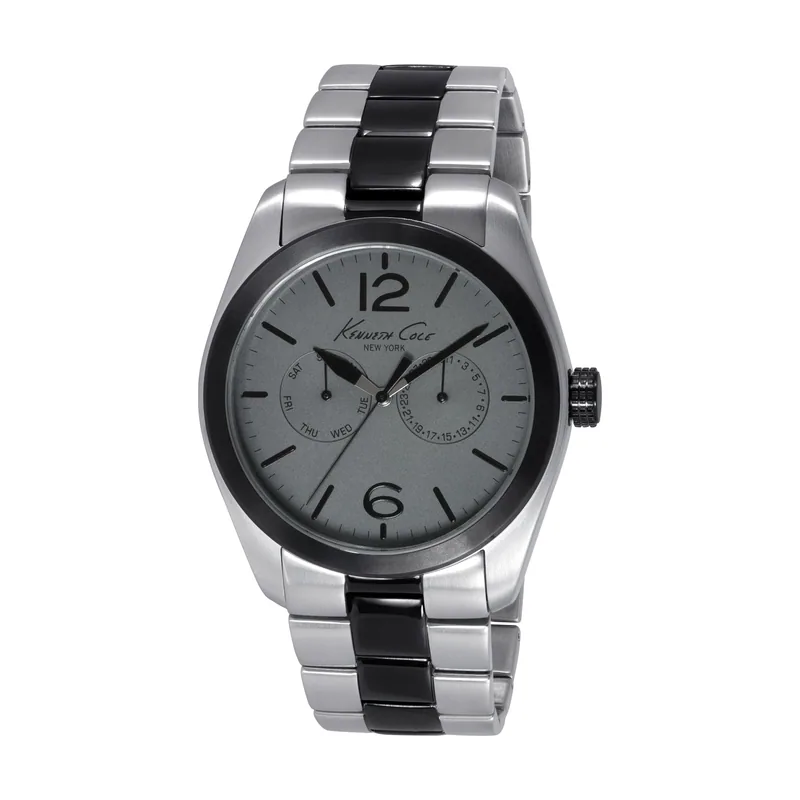 Kenneth cole Reloj Hombre Analogico Cuarzo con Correa de Acero IKC9365