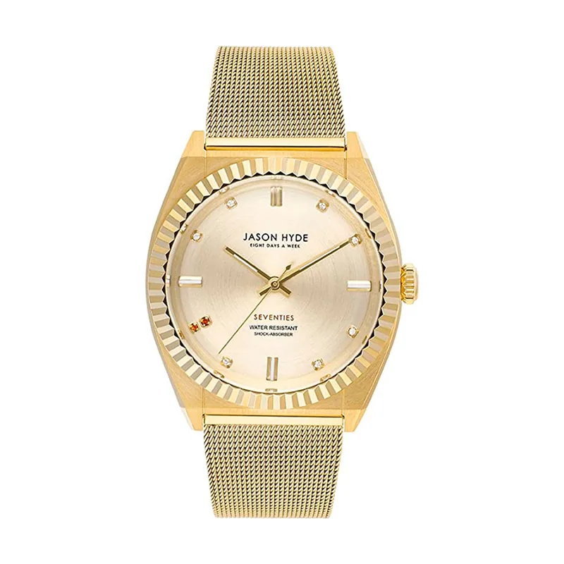 Jason Hyde Ruby-eigth Reloj para Mujer Analógico de Cuarzo con Brazalete de Acero Inoxidable JH20022