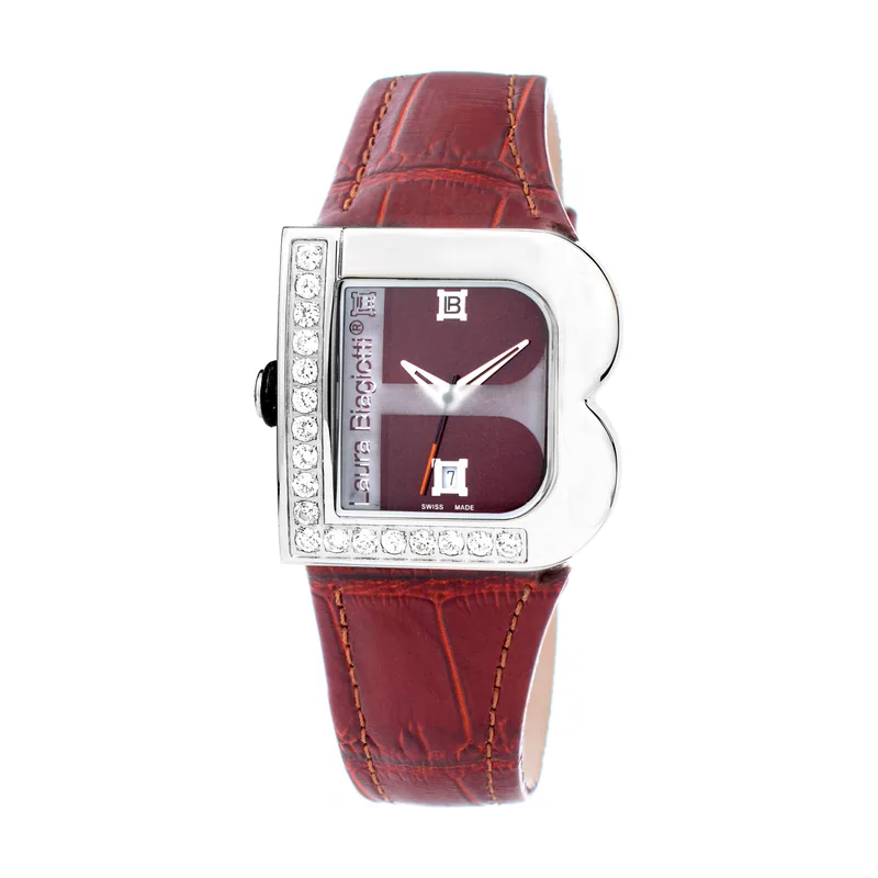 Laura Biagiotti Reloj Mujer Analogico Cuarzo con Correa de Piel LB0001L-10Z