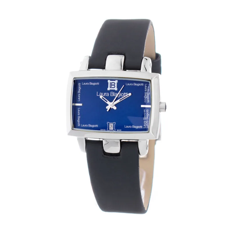 Laura Biagiotti Reloj Mujer Analogico Cuarzo con Correa de Piel LB0013M-NA