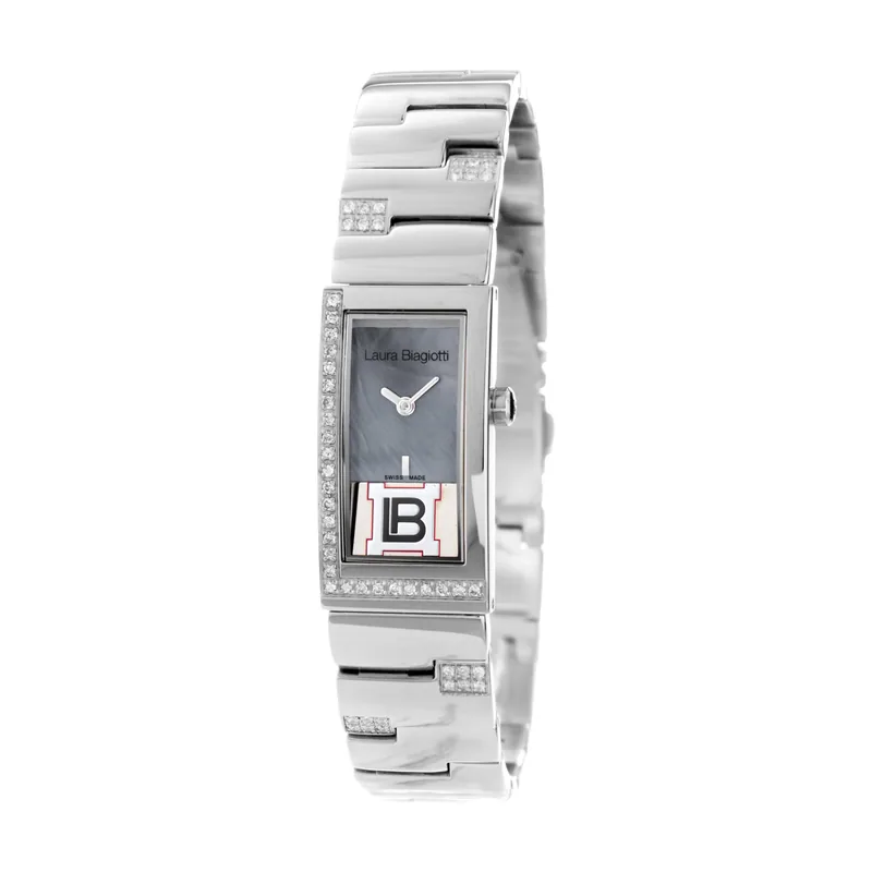 Laura Biagiotti Reloj Mujer Analogico Cuarzo con Correa de Acero LB0021L-AZ