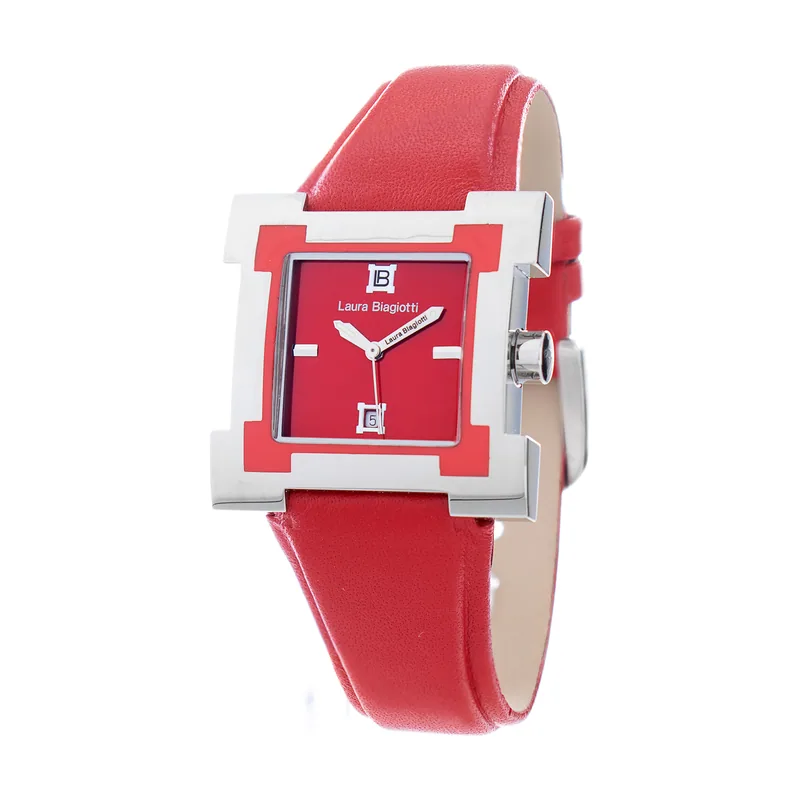 Laura Biagiotti Reloj Mujer Analogico Cuarzo con Correa de Piel LB0038L-03