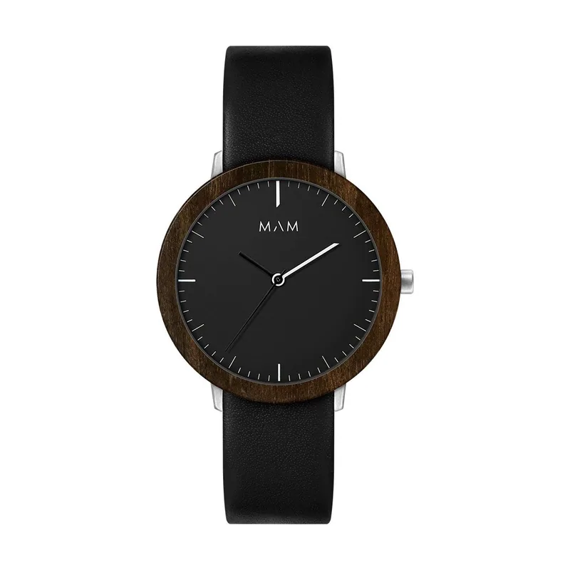 MAM Relojes ferra Reloj para Hombre Analógico de Cuarzo japonés con Brazalete de Piel de Vaca 621