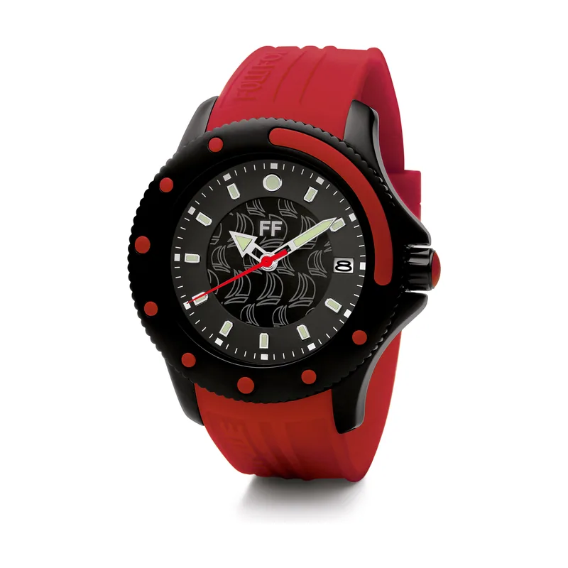 Folli follie Reloj Mujer Analogico Cuarzo con Correa de Silicona WF1Y002ZDR