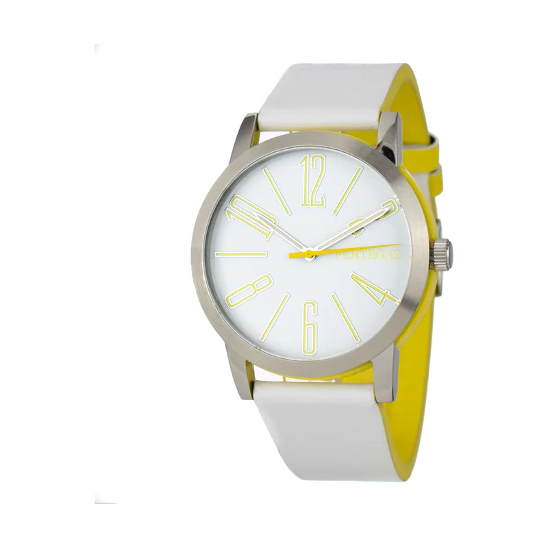 Pertegaz Reloj Hombre Analogico Cuarzo con Correa de Piel P24001-BA