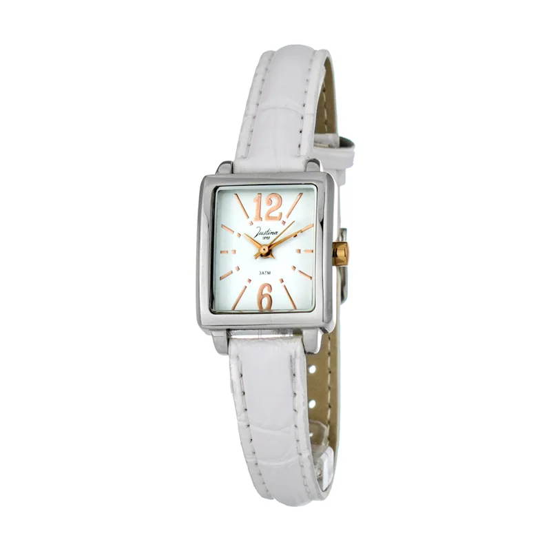 Justina Reloj Mujer Analogico Cuarzo con Correa de Piel 21992B