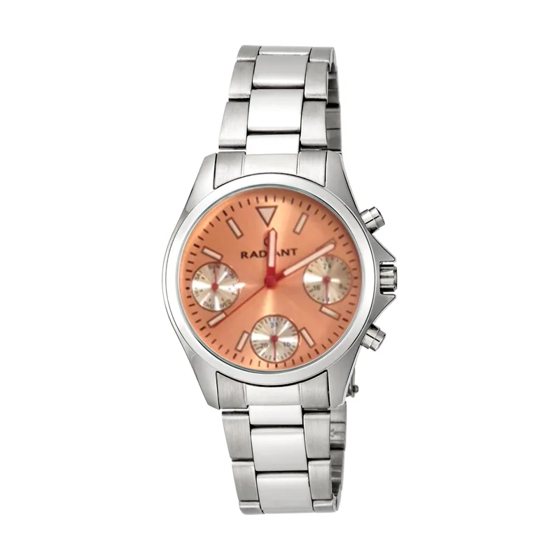 Radiant Reloj Cronógrafo para Unisex Adultos de Cuarzo con Correa en Acero Inoxidable RA385705A