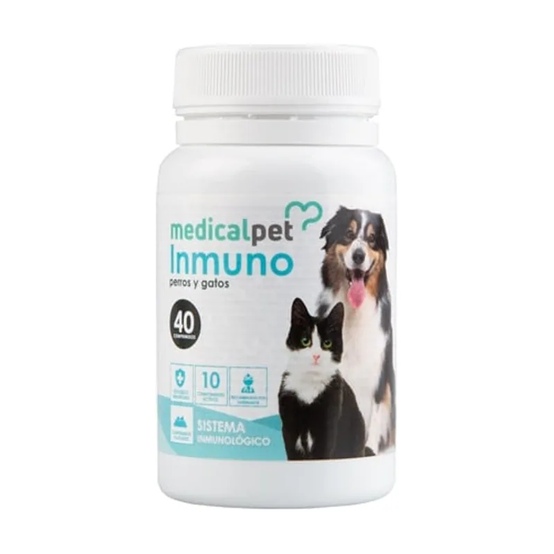 Medicalpet 40 comprimidos Inmuno Suplemento para perros y gatos