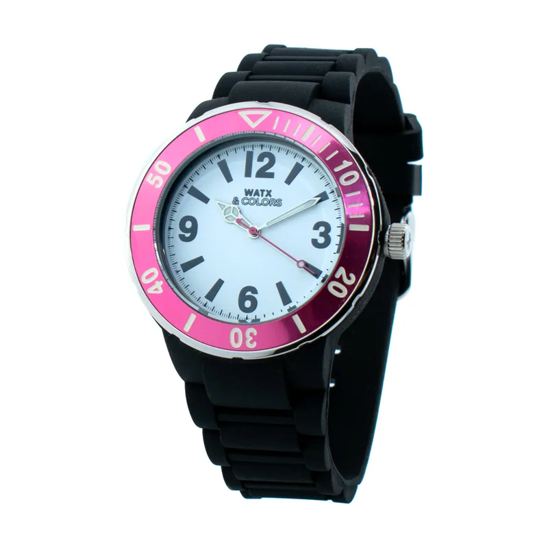 Watx & Colors Watx Reloj Analógico para Adultos Unisex de Cuarzo con Correa en Caucho RWA1623-C1300