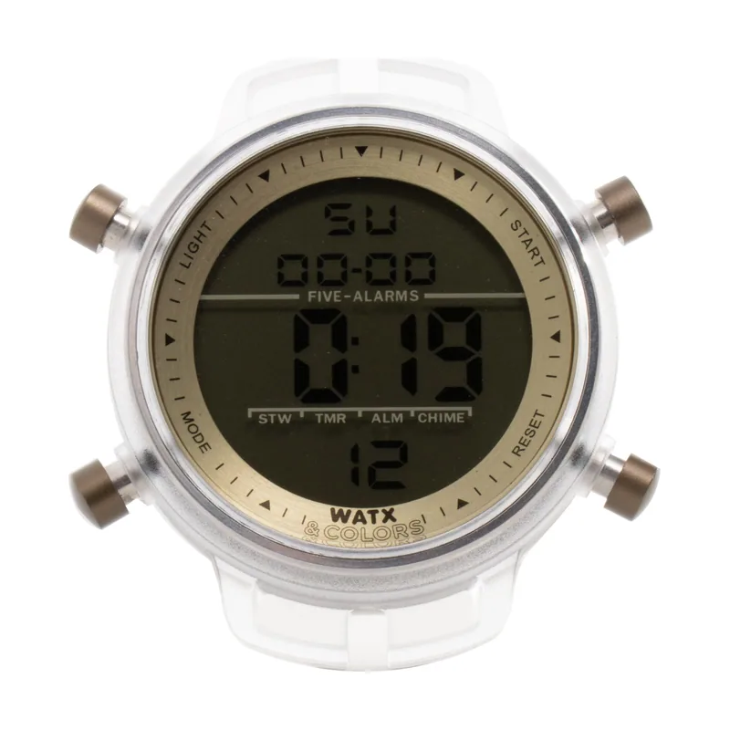 Watx & Colors Reloj Analog-Digital para Mens de Automatic con Correa en Cloth S0311958