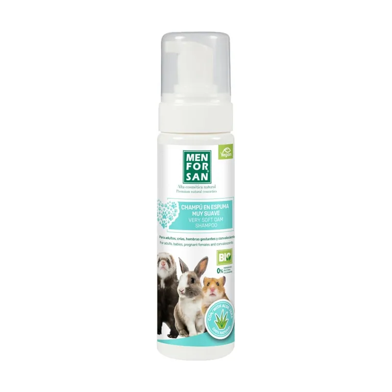 Menforsan 0.2 L Champú en Seco Aloe Vera para hurones