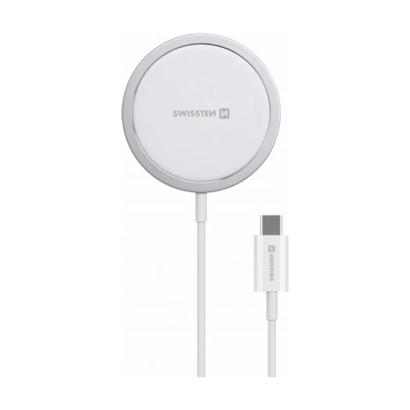 Swissten MagStick Blanco USB Cargador inalámbrico Interior