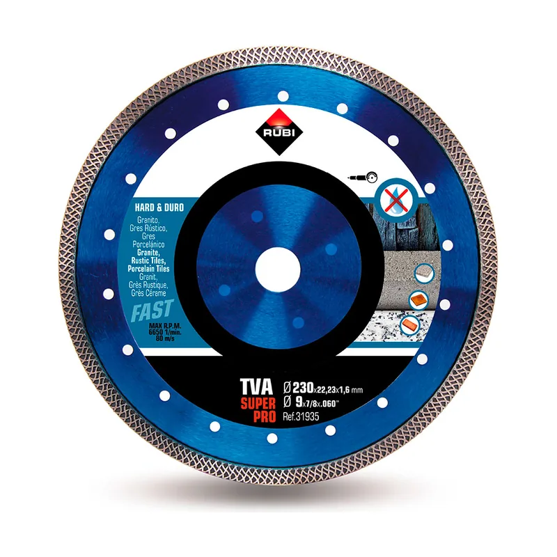 Rubi Disco de Diamante para Porcelánico TURBO VIPER TVA