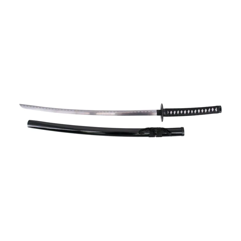 Amont Katana Decorativa S5048 de Kenshin con filo invertido réplica no de 105 cm hoja de acero acabada en satinado