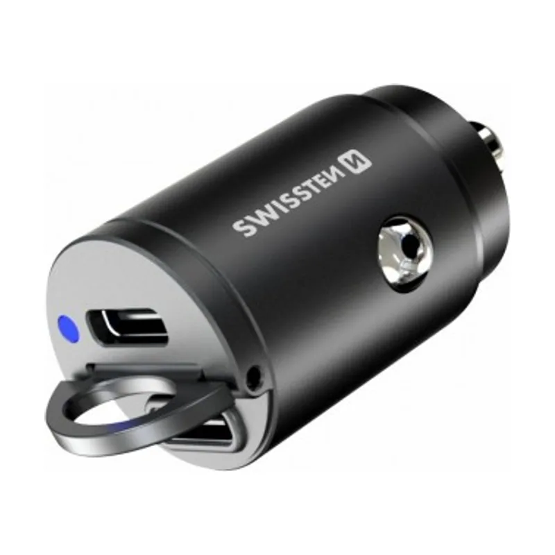 Swissten Car adapter power delivery 2x usb-c