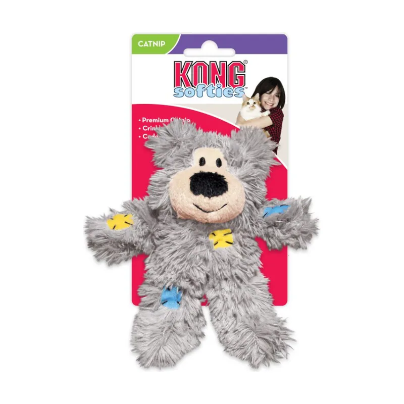 Kong Softies Patchwork Oso de peluche para gatos