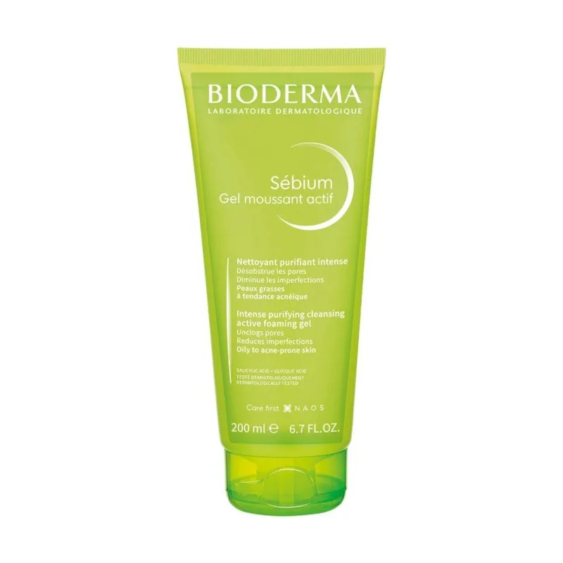 Bioderma Sébium Gel Moussant Actif 200 Ml