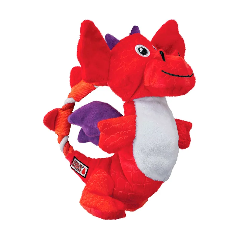 Kong Knots Dragon de peluche para perros