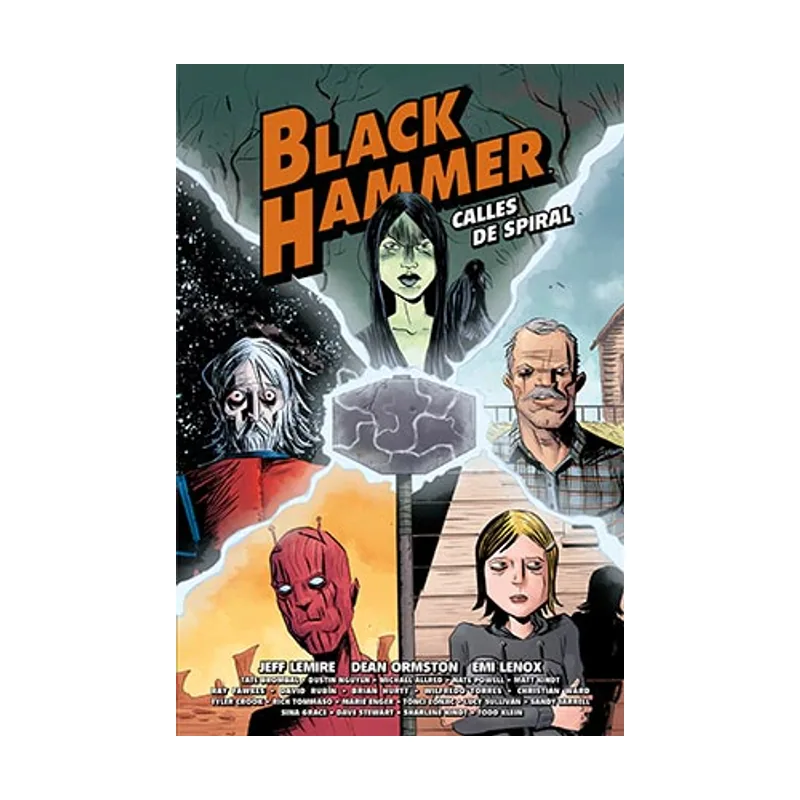 Astisendo grupo editorial Black hammer calles de spiral SILLON OREJERO