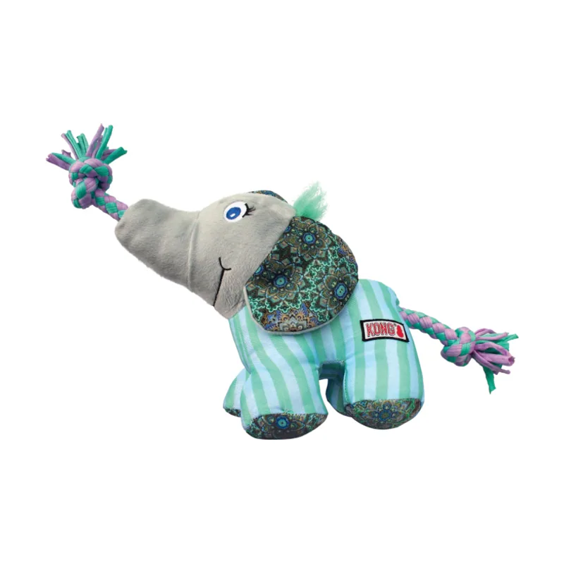 Kong Knots Carnival Elefante de peluche para perros