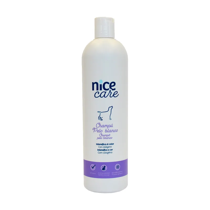 Nice Care Champú Pelo Blanco para perros