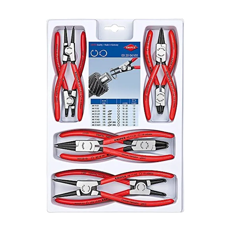 Knipex Juego de alicates para arandelas 8 piezas