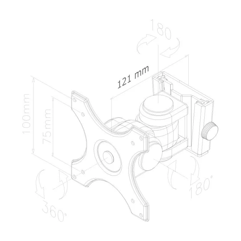 Neomounts NewStar FPMA-W250BLACK