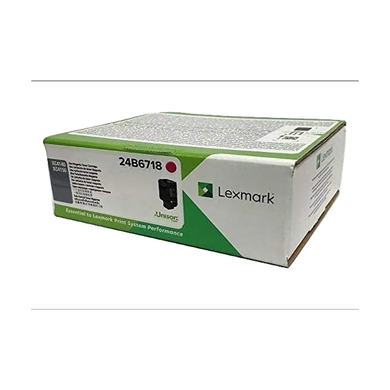 Lexmark 24B6718 cartucho de tóner 1 pieza s Magenta