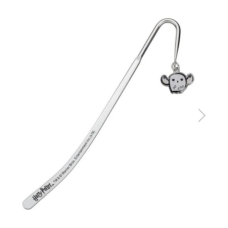The carat HARRY POTTER Marcapáginas con búho Hedwig Chibi Charm Colgante 14 cm bañado en
