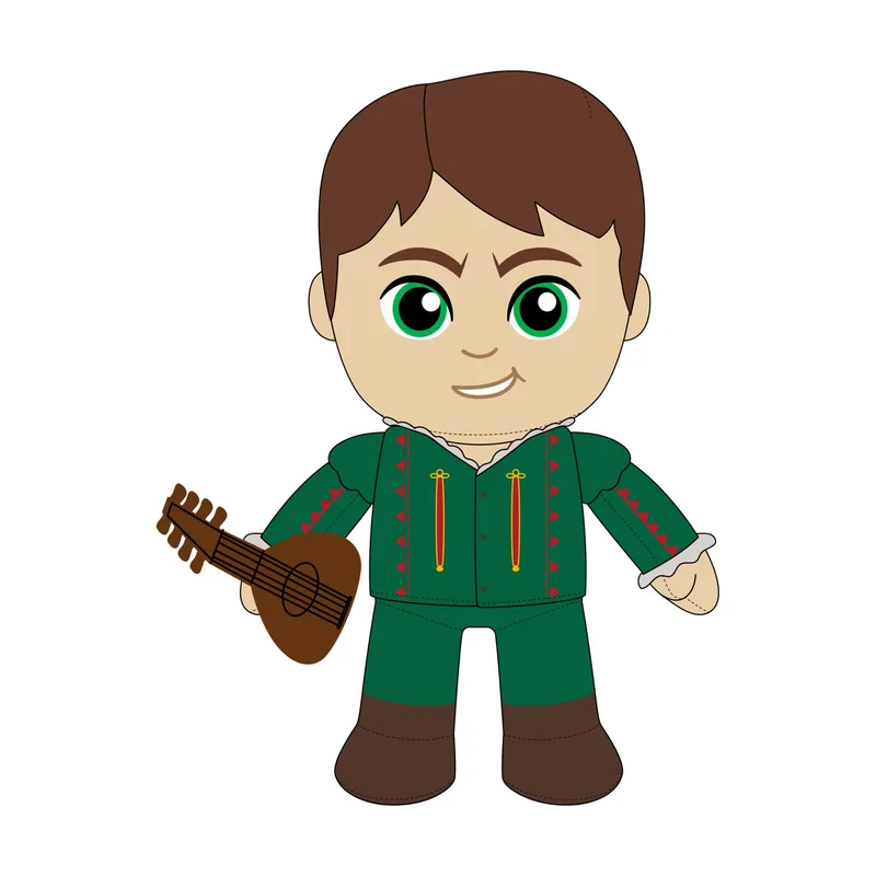 Grupo Erik Peluche m8z the witcher jaskier