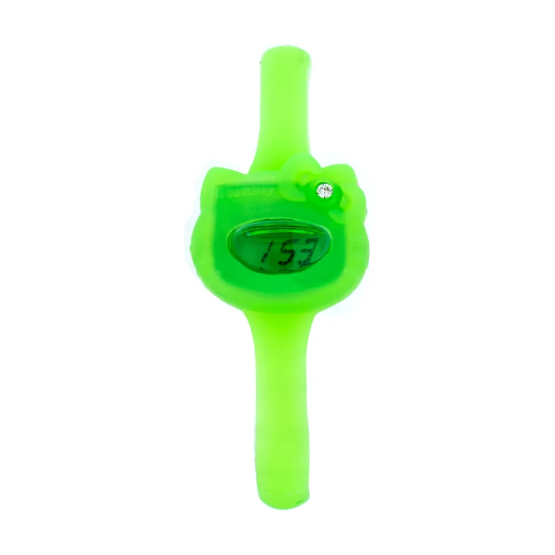Hello Kitty Reloj Análogico-Digital para Mujer de Cuarzo con Correa en Silicona S0336121